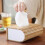 Bamboe tissueboxhouder, duurzame houten tissueboxhoes 4