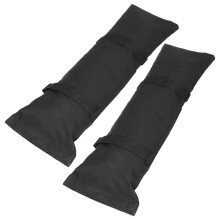 Refillable sandbag canvas black 2 pcs