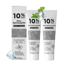 2025 10%nHAP Nano Hydroxyapatite Toothpaste Fluoride-Free Enamel Repair Whitening Toothpaste, Cool Mint Fresh Breath