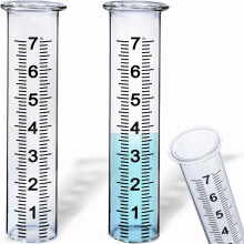 Tubes de rechange en plastique pour pluviomètre, 18 cm (7 pouces), lot de 2