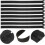 10pcs Black Nylon Waterproof Zipper Pulls 40cm Single-Head Open-End TPU Tape 7