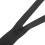 10pcs Black Nylon Waterproof Zipper Pulls 40cm Single-Head Open-End TPU Tape 8