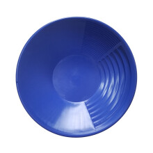 batée à or à double rayure de 15 pouces en plastique ABS