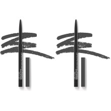 wet n wild Breakup Proof Waterproof Retractable Gel Eyeliner Charcoal (Pack of 2) (Charcoal)