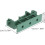 20pcs Green Din Rail Mounting Brackets Plastic Guide Clips Carrier Clips Replacement Set 2