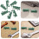 20pcs Green Din Rail Mounting Brackets Plastic Guide Clips Carrier Clips Replacement Set 8