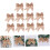 20pcs Bow Decoration for Christmas Tree Present Wrapping Bows DIY Xmas Decorations 5