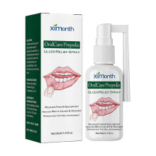 Ximonth Oral Ulcer Relief Spray  Relieves Oral And Gum Swelling, Lip Dryness, And Mouth Sore Care Spray