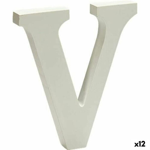 Pincello Brief FOAM LETTER V wit - 12 eenheden 1