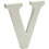 Pincello Brief FOAM LETTER V wit - 12 eenheden 3