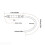 LED folding desk lamp, USB dimming, eye-protecting reading lamp, suitable for bedroom and study. 2