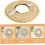 2Pcs Hard Hat Sunshade Visor Straw Woven Brim 45Cm Diameter Construction Worker Helmet Attachment 3