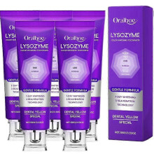 (5pcs) Purple Color Corrector Whitening Toothpaste Deep Stain Remover Plaque Remover Vanilla Mint GJ