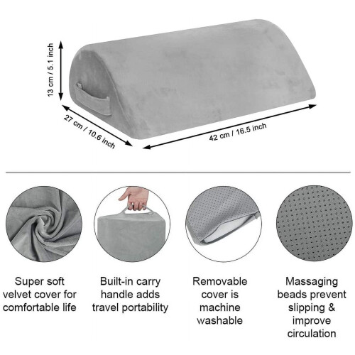 Ergonomic Under-Desk Footrest with Non-Slip Base 1