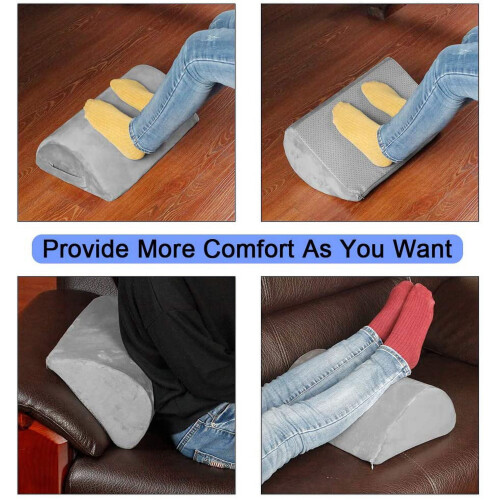 Ergonomic Under-Desk Footrest with Non-Slip Base 2