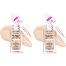 wet n wild Bare Focus Skin Tint, 5% Niacinamide Enriched, Buildable Sheer Lightweight Coverage, Cruelty-Free & Vegan - Fair Beige