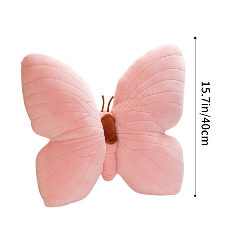 Μαξιλάρι πεταλούδας Pink3D Monarch 15,7x15,7 ίντσες 1