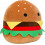 Cheeseburger Squishmallow Plüschtier, 40 cm 2