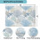 Set de 4 sets de table bleus à motif nautique, 30 x 45 cm 2