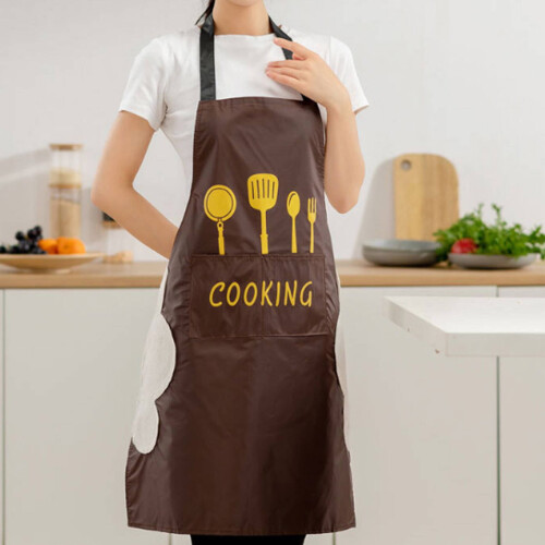 ACDANC cooking apron water-resistant with pockets 2 pcs 1
