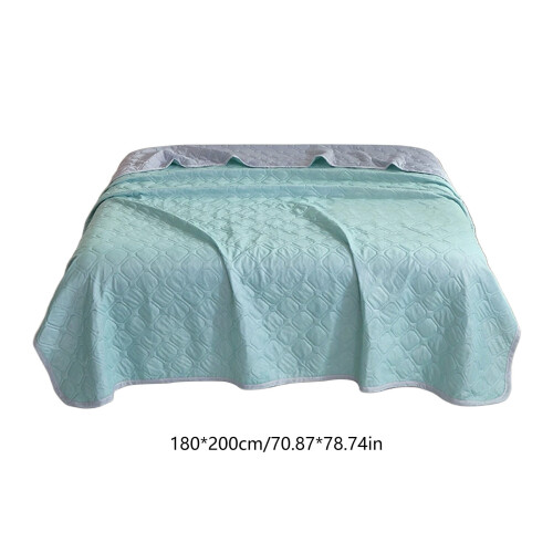 King Size Cooling Silk-Feel Polyester Patchwork 2