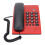 Telefone fixo com fio KX-T504 com ímã duplo 4