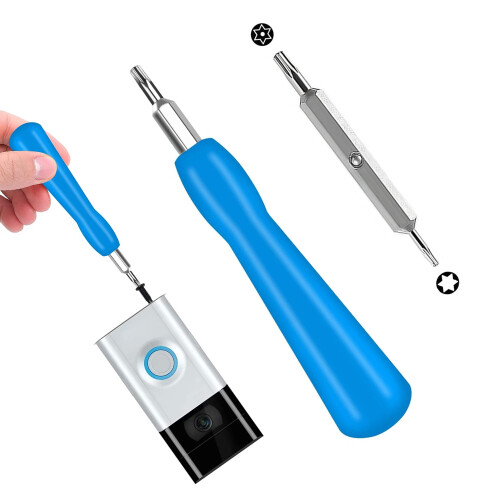 Videocitofono con cacciavite e punte Torx T6 e T15 1