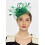 Damen-Teeparty-Fascinatorhut mit Schleier und Federn 3