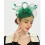 Damen-Teeparty-Fascinatorhut mit Schleier und Federn 4