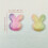 Bunny Head Embellishments Craft Decor 20 pcs 3