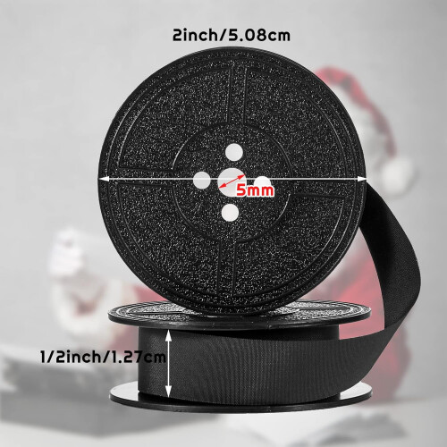 Typewriter Ribbon Twin Spool Replacement Pack Black 4 Pairs 1