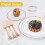 Furculițe din plastic auriu-roz, rezistente, 19 cm, pachet de 50 2