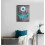Quadro decorativo de parede com margaridas para banheiro, 30 cm (12 polegadas) 3