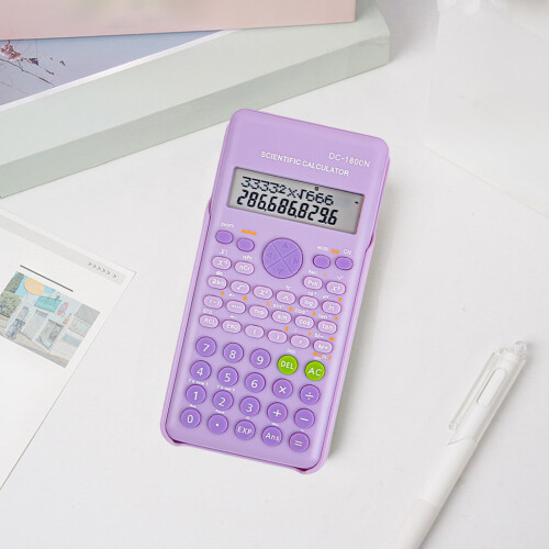 Calculadora científica com 240 funções e visor de 2 linhas. 1
