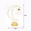 Iron Moon Table Lamp – Battery or USB Powered, Warm LED 2