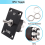 Momentary Rocker Toggle Switch DPDT3-Position Black 4