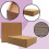 Καφέ κουτιά αποστολής Kraft 13x11x2in, συσκευασία των 24 4