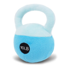 Jardin de Juin 5" Mon Premier Kettlebell Jouet Sensoriel pour Bébés - Râpe Douce en Bleu - Sûr et Facile à Prendre en Main