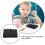 Plastic coin box for storage and organization, portable 3