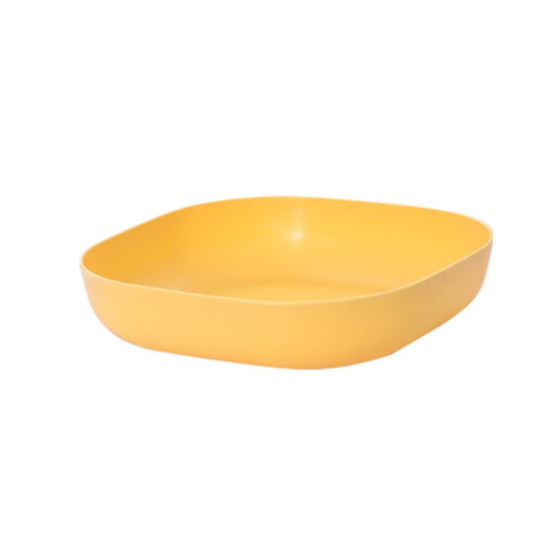 Square Wheat Fibre Dinnerware Set 4-Piece 1