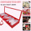 Geschenkbox „MOM“ in Buchstabenform – Rosa oder Rot, 54,8 x 19,5 x 6,8 cm 4