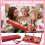 Geschenkbox „MOM“ in Buchstabenform – Rosa oder Rot, 54,8 x 19,5 x 6,8 cm 5