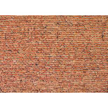 FALLER Clinker Brick Wall Card 250x125mm HO Gauge 170607