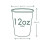12oz Triple Wall Ripple Takeaway Black Cups 200pcs 2