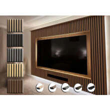 (End Trim Light Walnut 2400x30mm, 1) Acoustic 3D Timber Oak Slatted Wall Panel - 2400x600 - Natural Decor