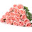 20 rose artificiali in seta nera con steli lunghi 1