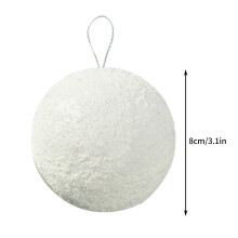 12 uknuselsessikre julekuler 8 cm