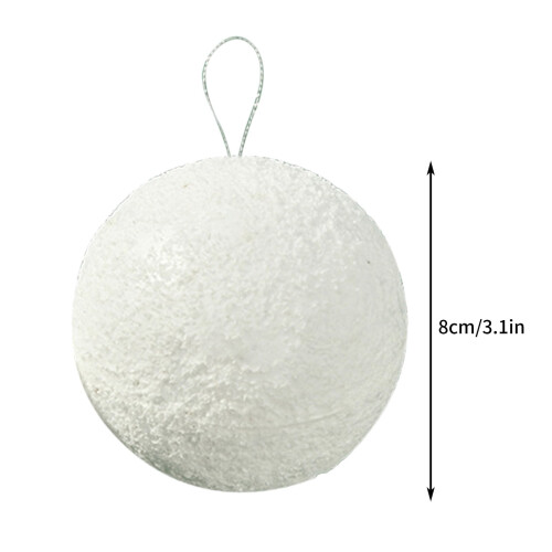 12 st splittersäkra julgranskulor 8 cm