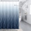 Blå Ombre Duschdraperi 72x72 tum Polyester 1