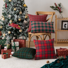Retro Buffalo Plaid Pudebetræk Sæt